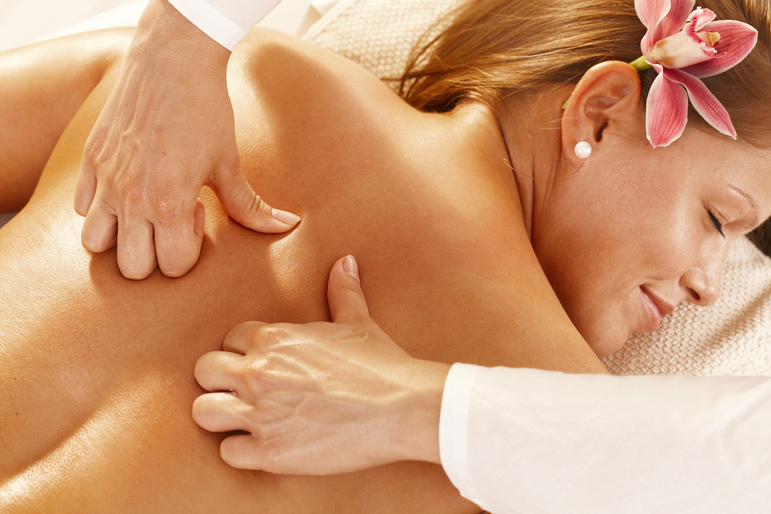 Closeup of Deep Tissue Massage